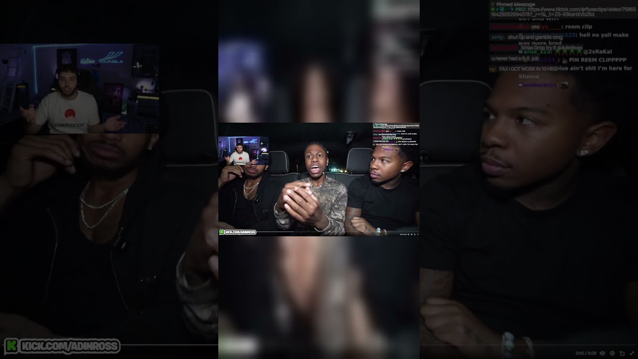 Adin Ross Live SSB Tour Stream Silky & Cuffem DaBaby in the Studio 