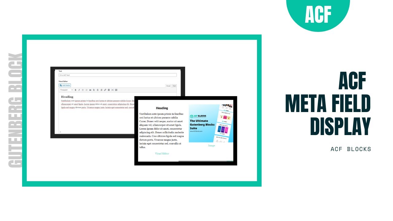 Gutenberg Acf Meta Display Block | ACF Blocks - YouTube
