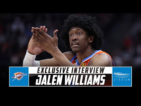 Jalen Williams Discusses Rookie Season and Expectations for 2023-24 With Shams Charania | Stadium