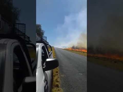 Bomberos combaten un incendio en la ruta 3 video editing software free