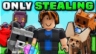 Starting Over in Grow a Garden with Only STEALING PETS