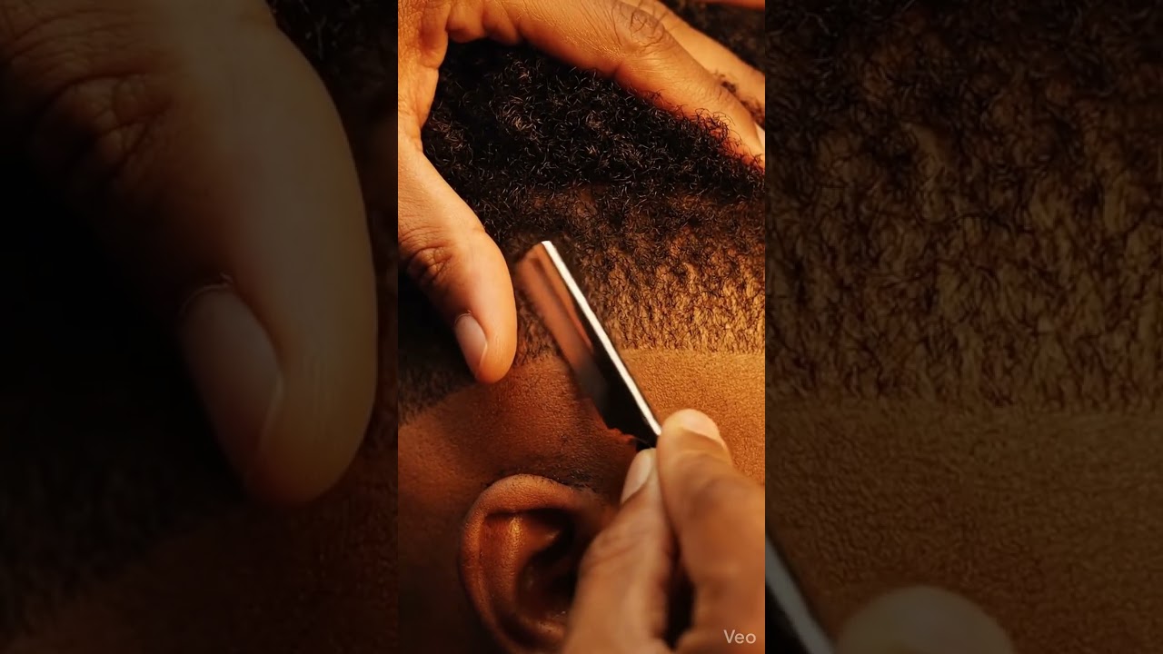 The Cleanest Curved Part in NYC 🌙 Barber Near Me NYC #shorts