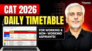 CAT 2026 Preparation Plan (May–Nov) | Daily Timetable + Mock Analysis Guide
