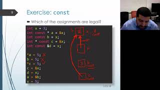 EECS 280: Lecture 06 Exercise 1: const