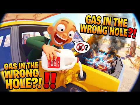 VR GAS STATION BUT I AM ABSOLUTELY CRAZY! 🤪🏁 TOTAL CHAOS
