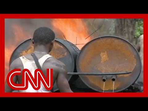 Nigeria's illegal oil refineries