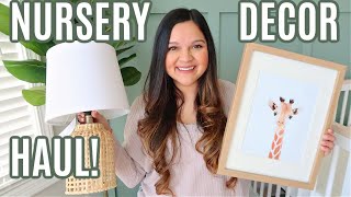 NURSERY HOME DECOR HAUL! BABY BOY NURSERY DECORATING IDEAS! HOBBY LOBBY, TARGET, AMAZON