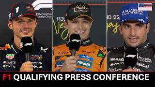 F1 Post Qualifying Press Conference | Las Vegas GP 2025!