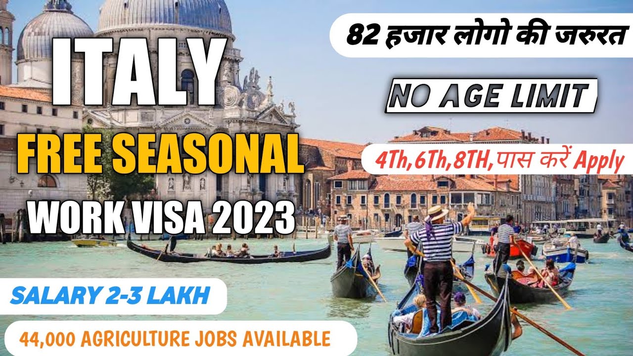 free visa jobs in italy 82,000 free visa jobs in italy for indian