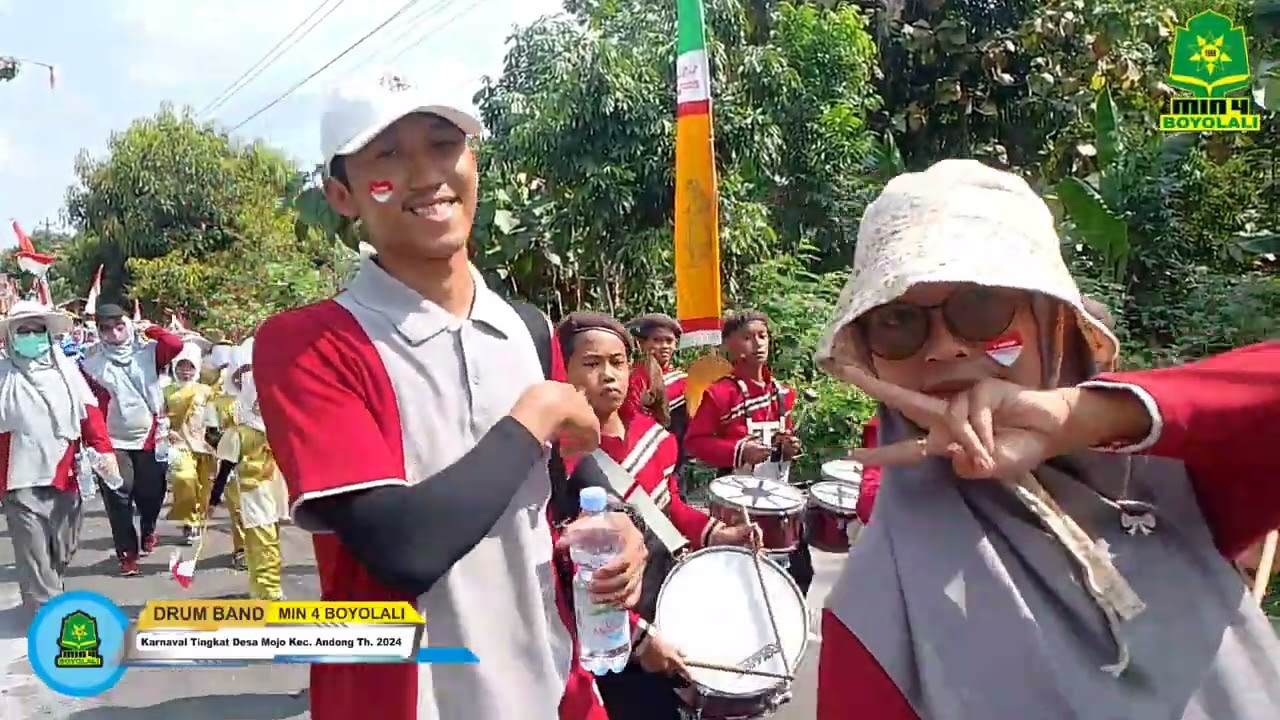 Drum Band MIN 4 Boyolali pada Karnaval 2024 || HUT RI ke-79 th