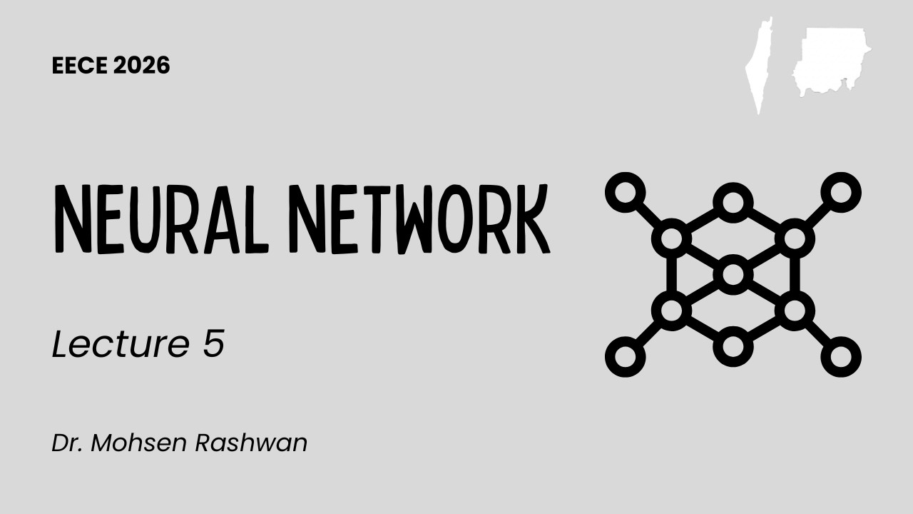 Neural Networks || Clustering || Lecture 5