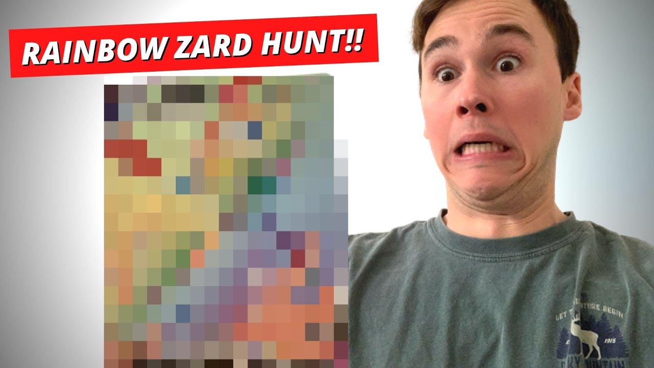 Rainbow Charizard hunt!! Champions Path opening