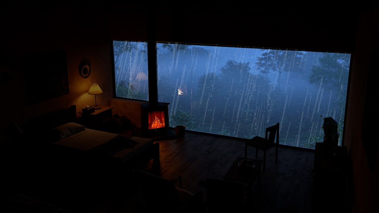 Sons Relaxantes De Chuva Profunda Que Silenciam A Mente Agitada - Terapia Sonora Para Insônia