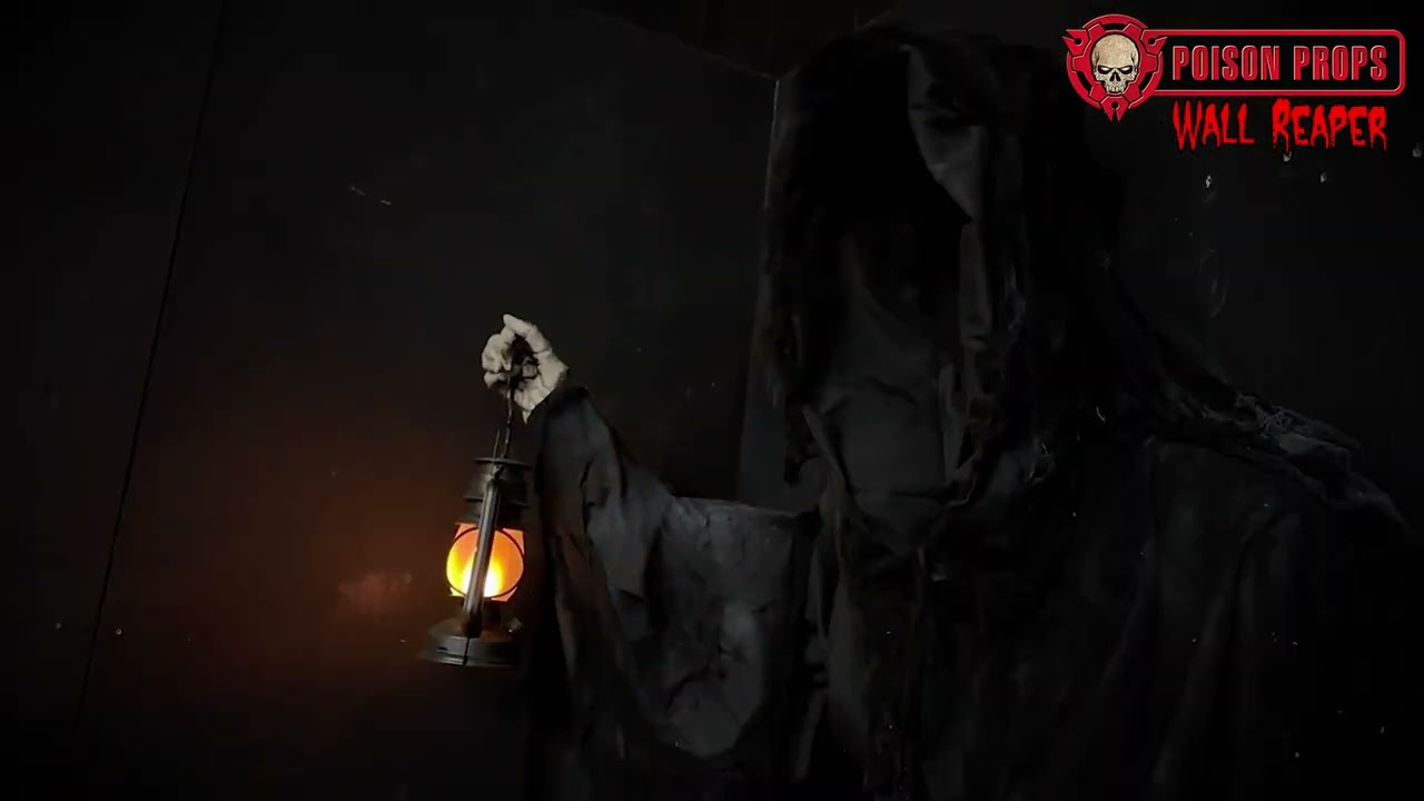 Wall Reaper Motorized Halloween Animatronic by Poison Props