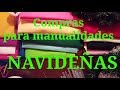 Compras para manualidades navideñas