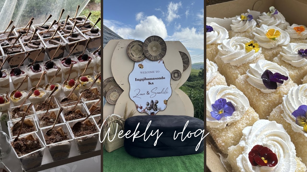 LIFE AS A 25 YEAR OLD CATERER & BAKER: 150 DESSERT TABLE IN PMB, BAKED GOODS ORDERS, ERRANDS & MORE