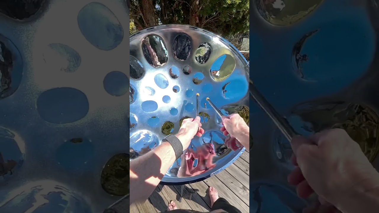 Under the sea from the Little Mermaid in steel drum or steelpan by Kent Arnsbarger