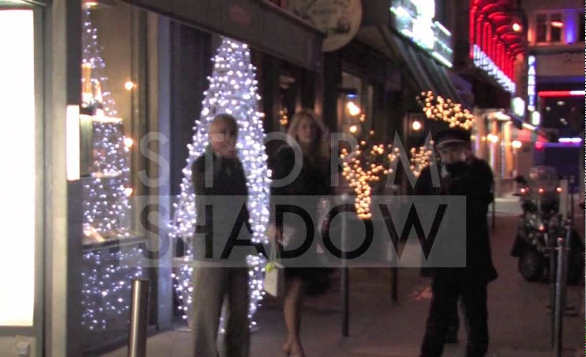 Bar Refaeli diner in Paris at Caviar Kaspia