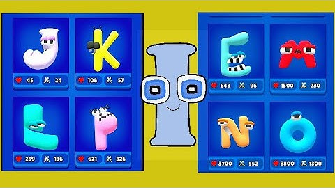 "MERGE BATTLE" Alphabet Lore run : part 1