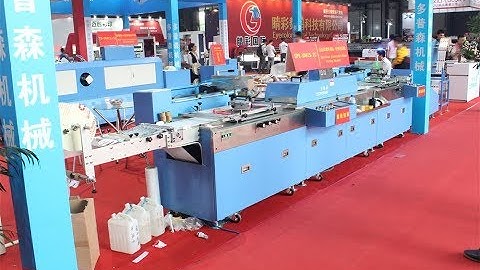 New design 2 Colors automatic screen printing machine for label ribbons