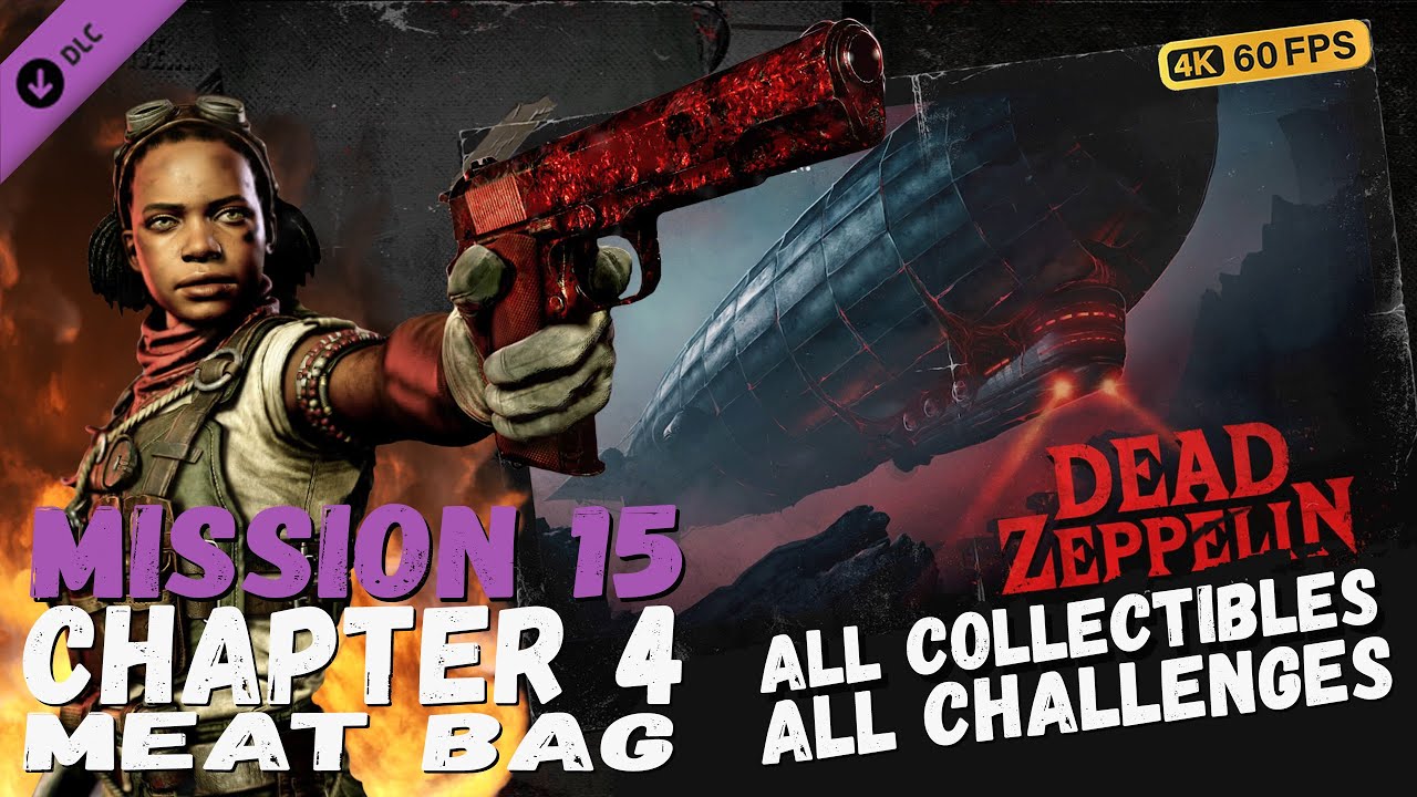 Zombie Army 4 DLC Mission Dead Zeppelin Chapter 4 Meat Bag YouTube