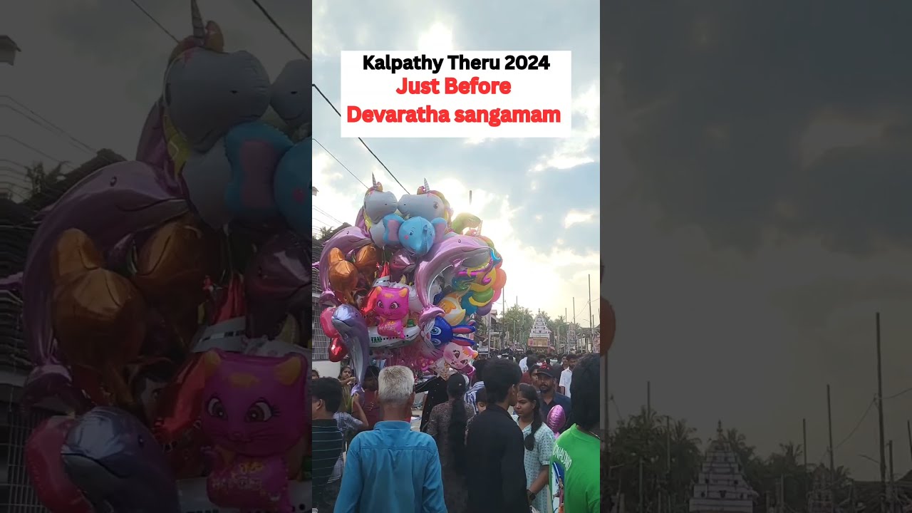 Kalpathi Ratholsavam 2024 (Just Before Devaratha Sangamam on 15th November 2024) 