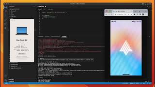 Flutter Aurora OS on Apple silicon screenshot 2