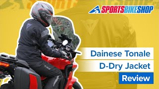 Dainese Tonale D-Dry textile motorcycle jacket review - Sportsbikeshop