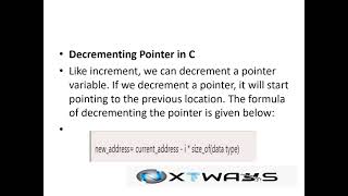 35_ arthimetic pointers in c