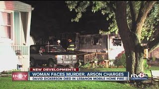 Woman arrested, admitted to starting deadly mobile home fire