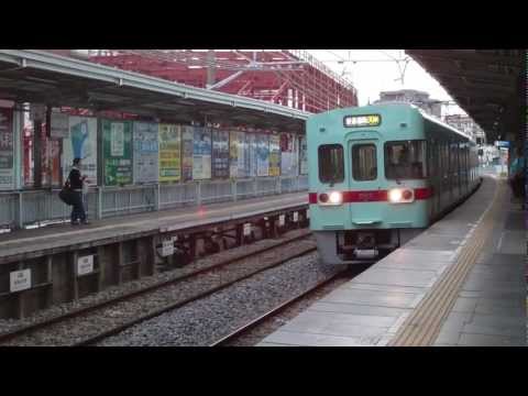 西鉄6000形 6002F 普通 西鉄福岡(天神)行き 下大利駅入線