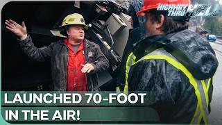 Speeding SUV Slams Into Jamie Davis Escort Truck | Highway Thru Hell Universe Season 5 Episode 9