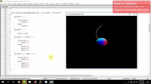 Animasi dengan OpenGL #TugasGKMikroskil2018