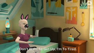 Zoe Zebra Refuses To Get Out Of Bedgrounded