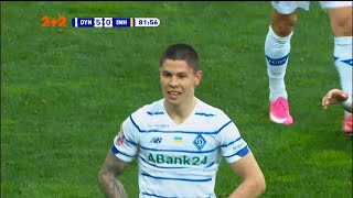 УПЛ | Чемпионат Украины по футболу 2021 | Динамо - Ингулец - 5:0. Видео гола Попова (82`)