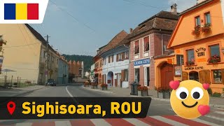 Romania Sighișoara Transylvania1080P Hd Driving In Sighisoara, Mures