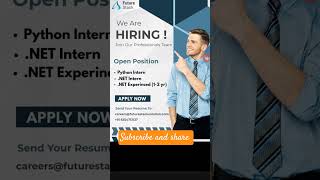 python and Dot net developer job openings #java #dot #python