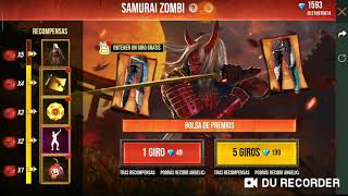 Consigo El Traje De Samurái Zombie Con Esta Suerte - Free Fire-Shockyt