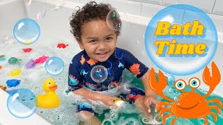 BATH TIME with Ethan!