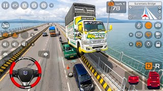 Truk Oleng Canter Wahyu Abadi Terbang Melayang | Mod Bus Simulator Indonesia