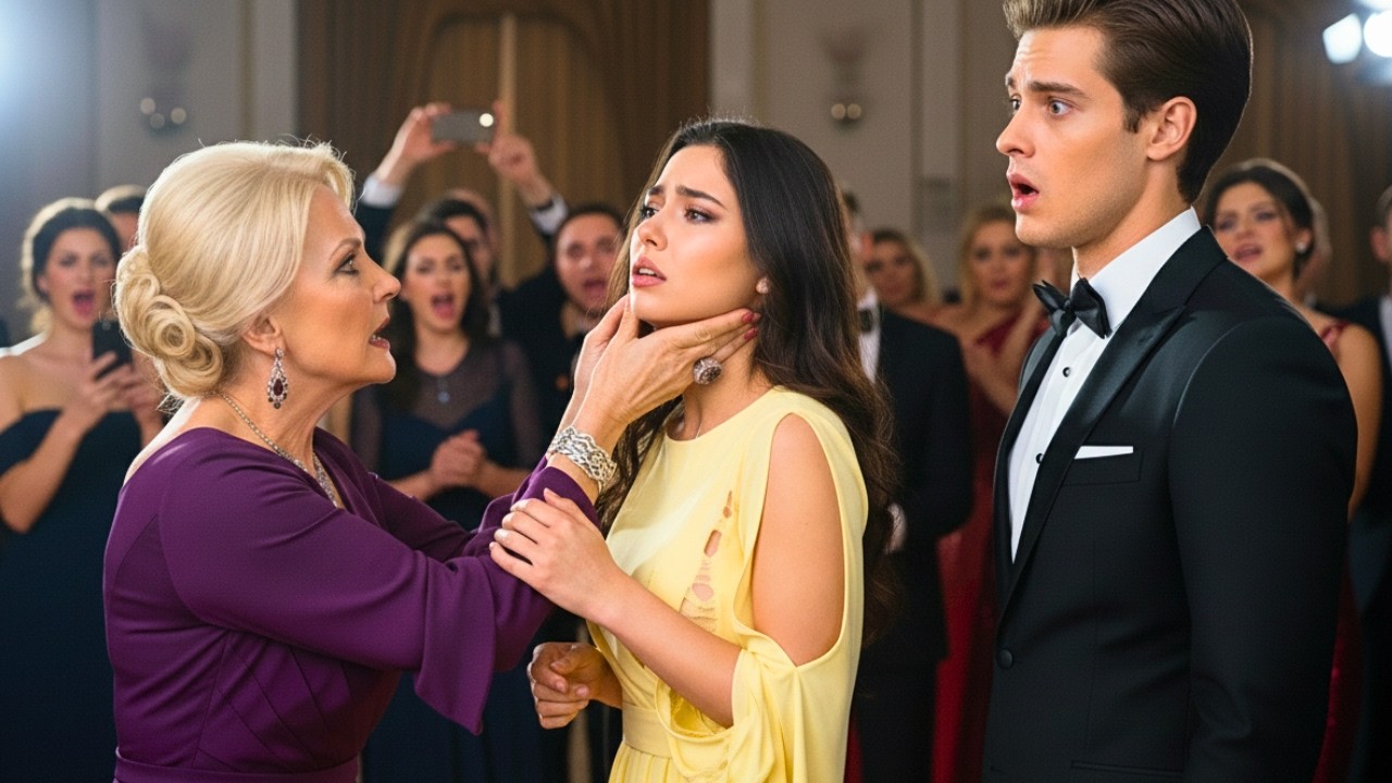 Si Finge Povera alla Festa dei Suoceri Miliardari — Poi Atterra l’Elicottero di Suo Padre