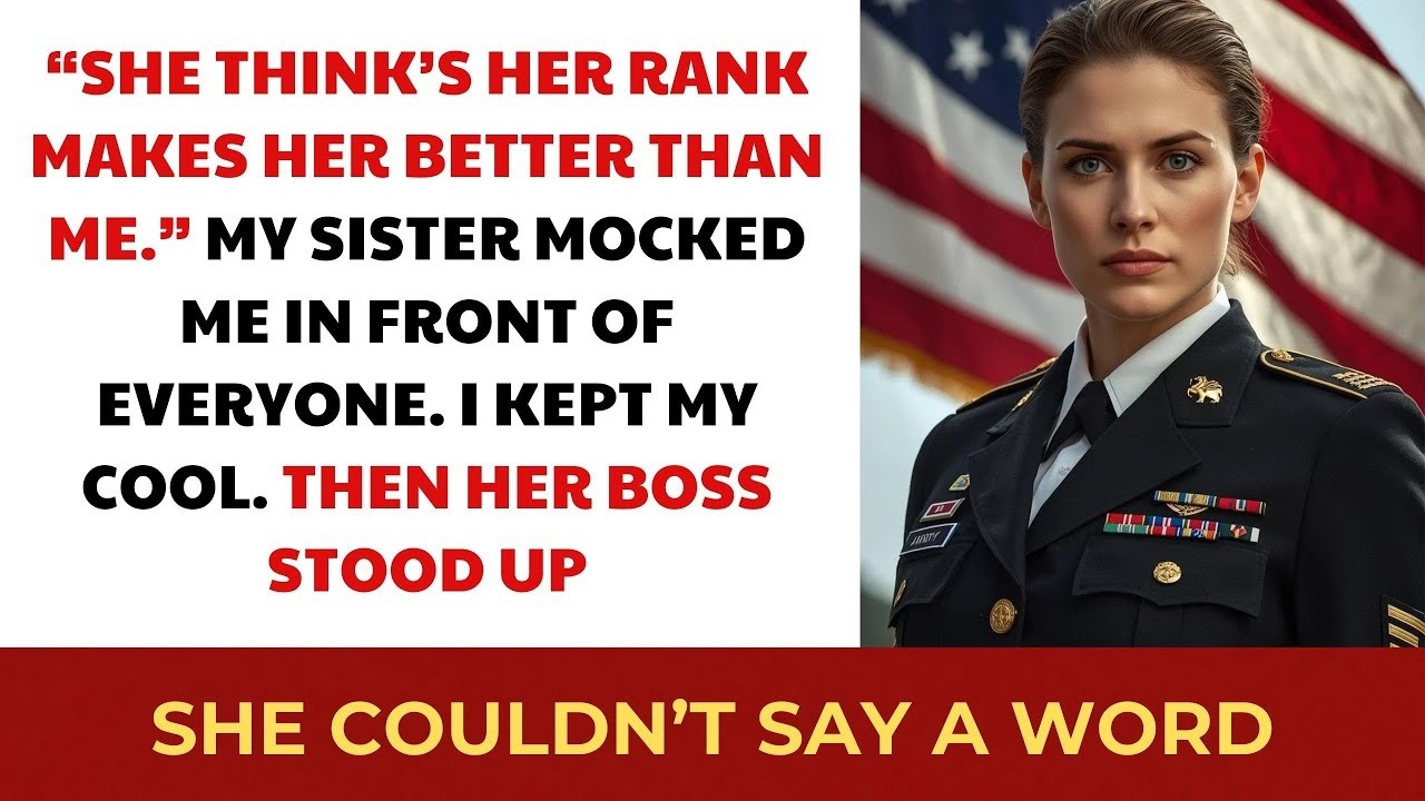 At My Sister’s Wedding, She Mocked My Military Rank — So I Let Her Boss Shut Her Down