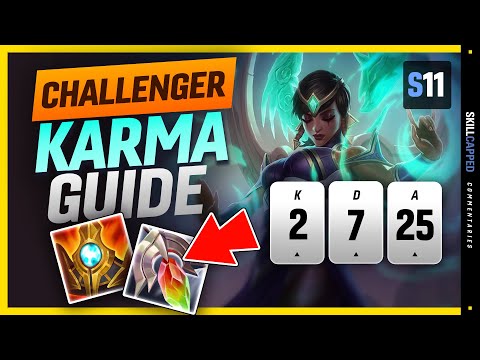 CHALLENGER Karma SOLO CARRY Guide - How To Play Karma & HARD CARRY In Season 11