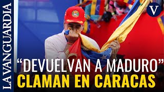 Chavistas Se Concentran En Caracas Para Exigir Que Devuelvan A Nicolás Maduro