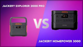 Jackery Explorer 2000 Pro vs Jackery Homepower 3000 Technical Comparison
