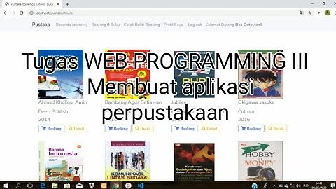 TUGAS WEB PROGRAMMING III - MEMBUAT APLIKASI PERPUSTAKAAN