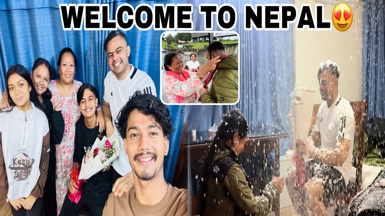 Welcome to Nepal baba!Sabai Jana melara suprise😍