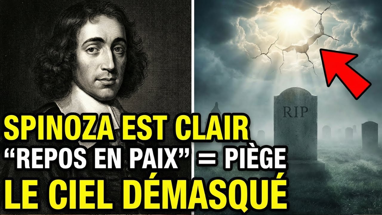 Spinoza l’affirme : 'Reposer en paix' est le grand mensonge et le ciel n’est pas ce qu’on t’a dit
