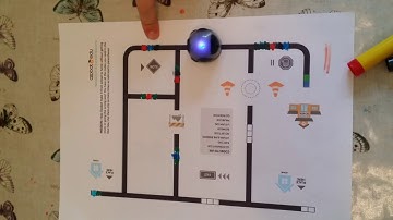 Ozobot basics - guide Ozobot from school to home by colouring in the right codes.