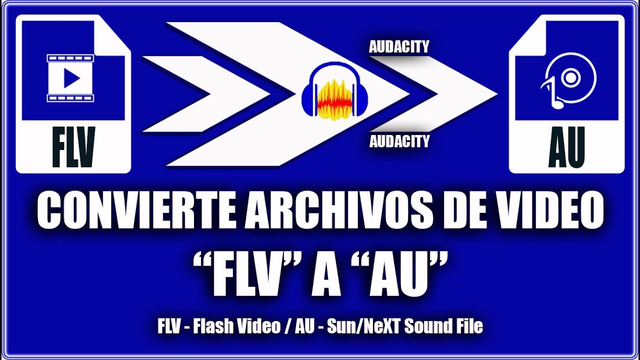 Convertir Video Flv A Au Audacity Youtube 